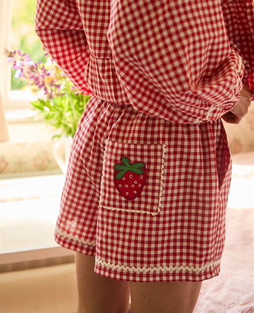 SISSEL EDELBO BOBBIE SHORTS RED CHECKS